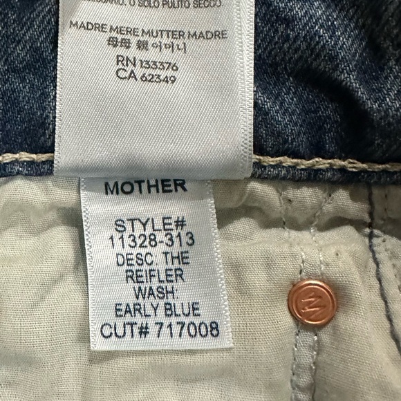 New! MOTHER Superior The Reifler in Early Blue Size 29 - Picture 7 of 11